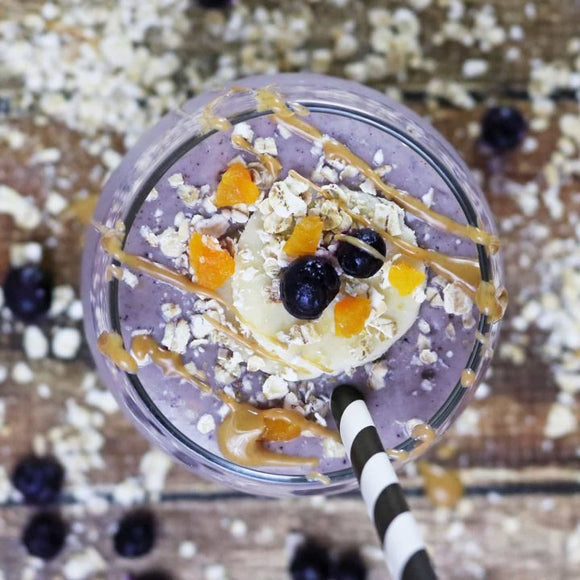 Oatmeal Blueberry Smoothie